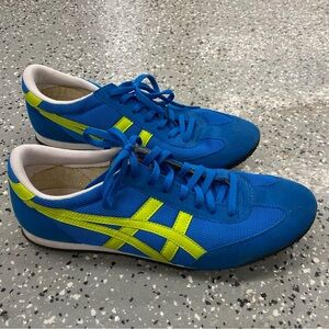 ASICS Onitsuka Tiger DN303 Machu Racer Sneaker Shoe Blue Green Size 9